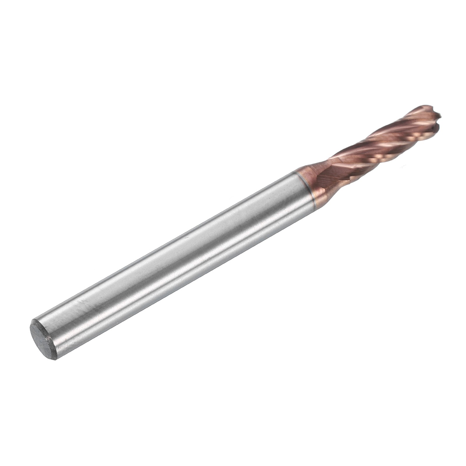 4 Flute Ball Nose End Mill 1/2″ Cutting Length TICN Coated for Carving Engraving