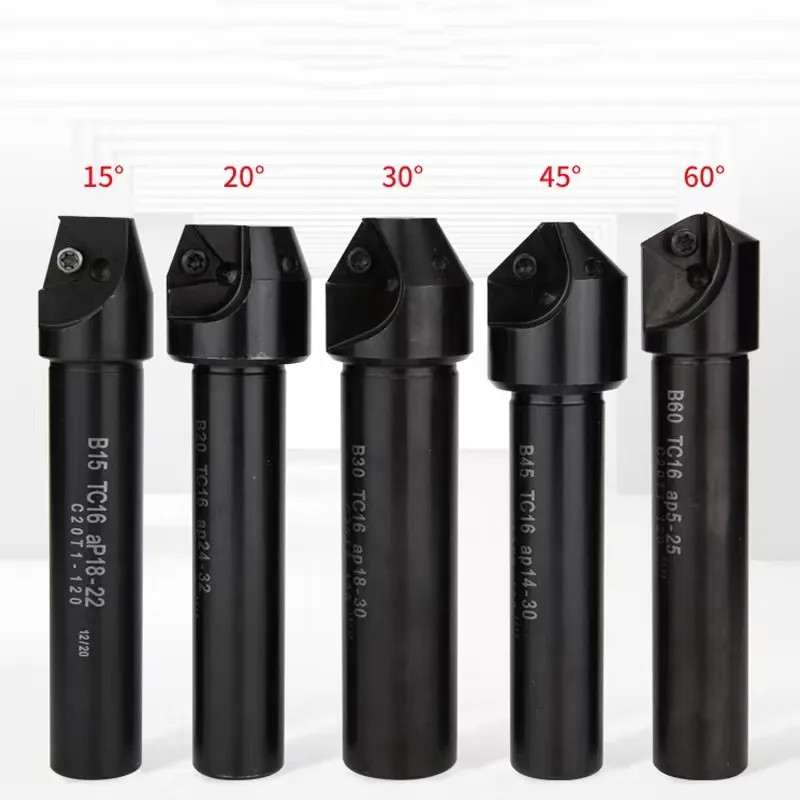 Chamfer Milling Cutter 45 Degree Indexable Countersink Tool Holder C20-20 TCAP