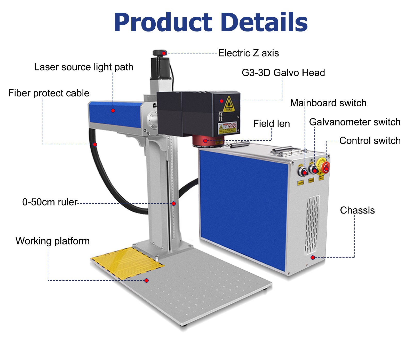 3D 200W JPT M7 MOPA Fiber Laser Marking Machine Curved Relief Deep Engraving AU