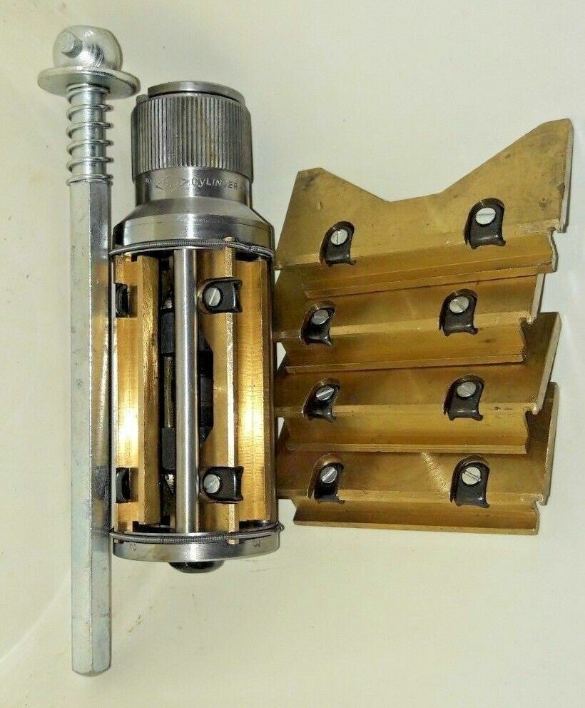 Engine Block Clyinder Hone Tool Expanding size 3.500″ to 6″ + 4 Set of Stones