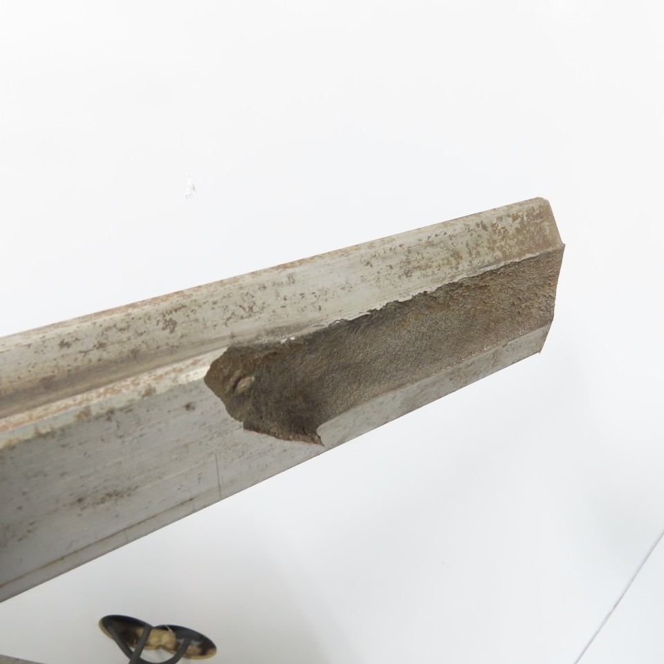 72-1/2″ Long Press Brake 90° V-Forming Angle Die Block 1/2″ Tang 2-3/8″ Tall