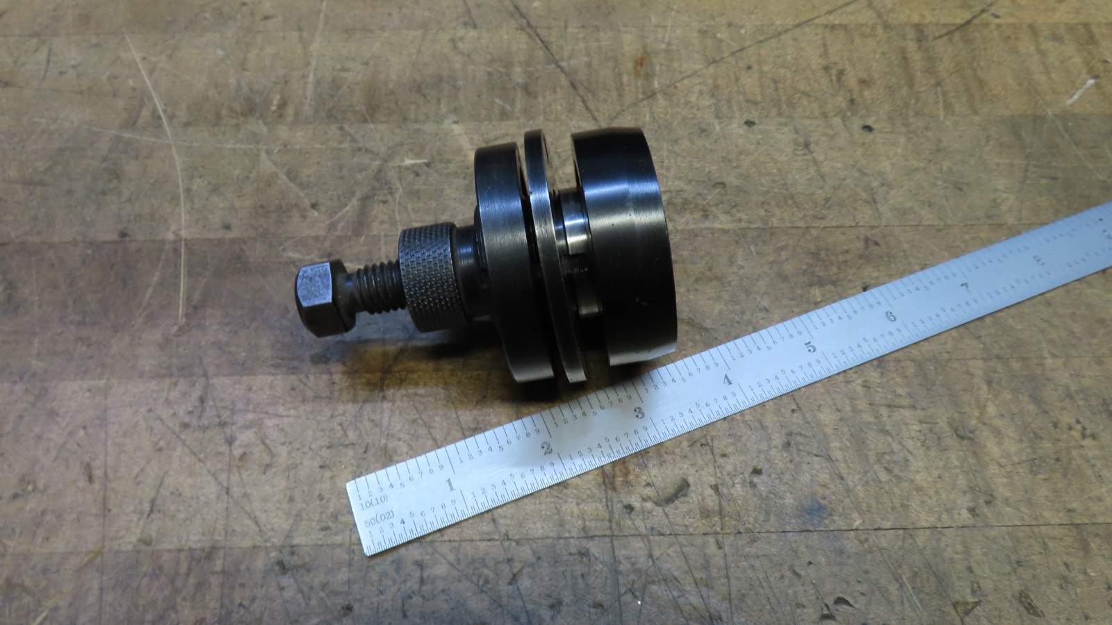 L.H. thread Cutter Grinder Surface grinding wheel arbor 1-1/4 with removal tool