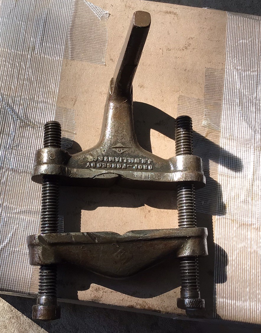 Clamp Gear Cutting, Lathe Dog, 3.125” Center To Center On Screws, Vulcan Clamp