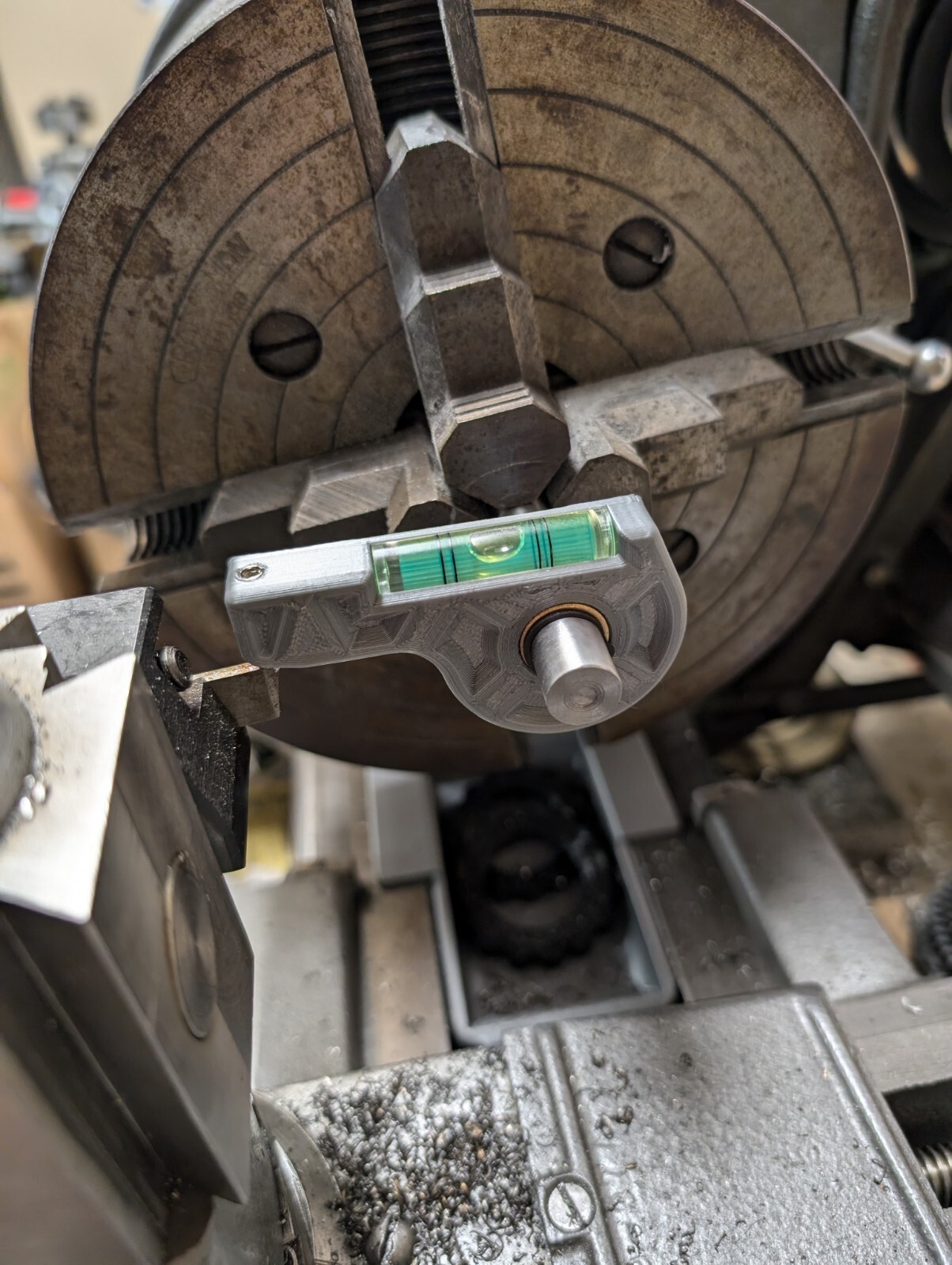 Pro Lathe Gage tool post cutter gauge level center height setter Heavy Duty