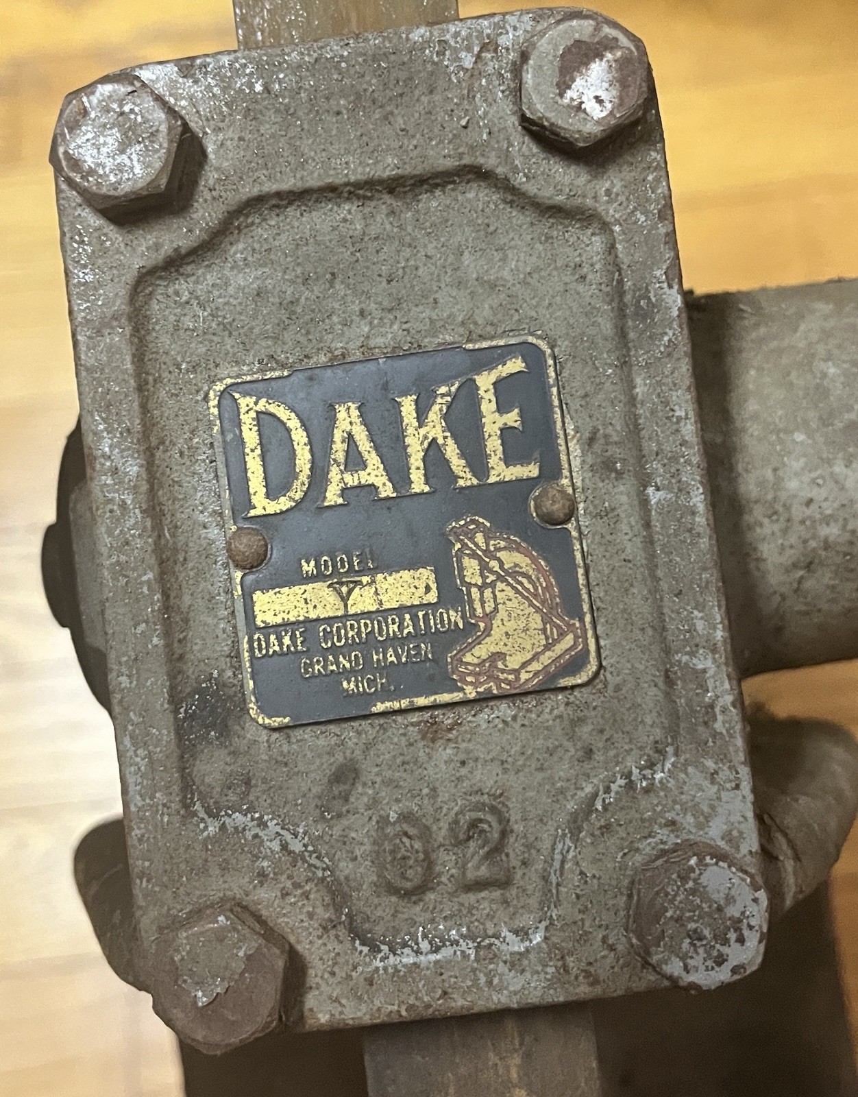 Dake Arbor Press No Y Cast Iron Manual Hand Press Tool Green Grand Haven USA