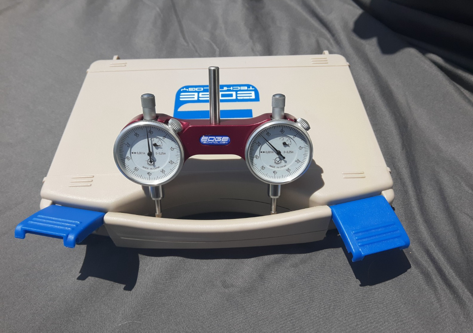 Edge Technology Pro Mini Tram Model 11-000 Indicator 0.001 1/4 Shank USA MADE