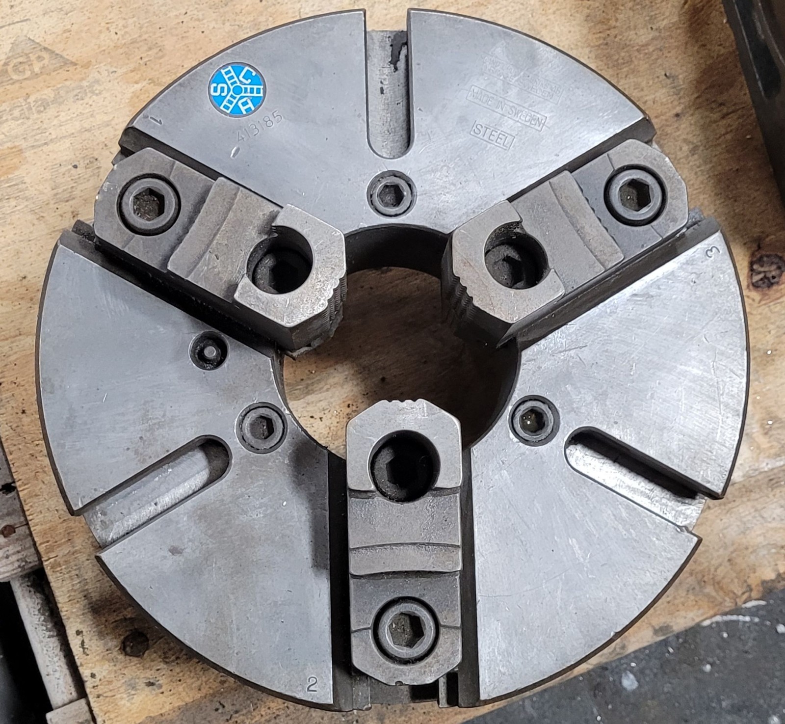 SCA – 413185 – 12in – 3 Jaw Chuck – D1-8 Mount