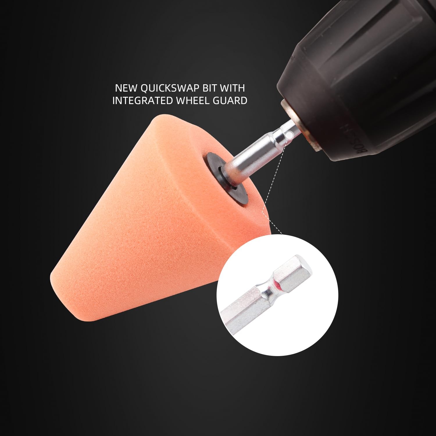 Polishing Cone ZFE 9 PCS Sponge Buffing for Automotive Car Wheel Hub Care,…