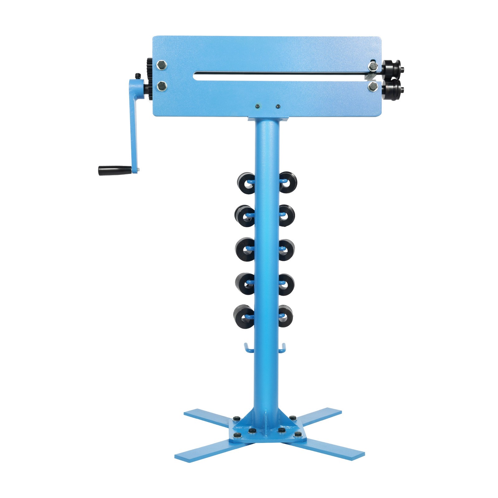 Manual Bender Bead Roller Sheet Metal Bending Machine 6 Pairs Profile Roller