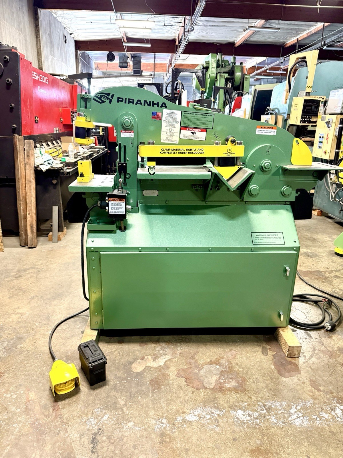 Piranha P-50 Hydraulic Ironworker 50 Ton