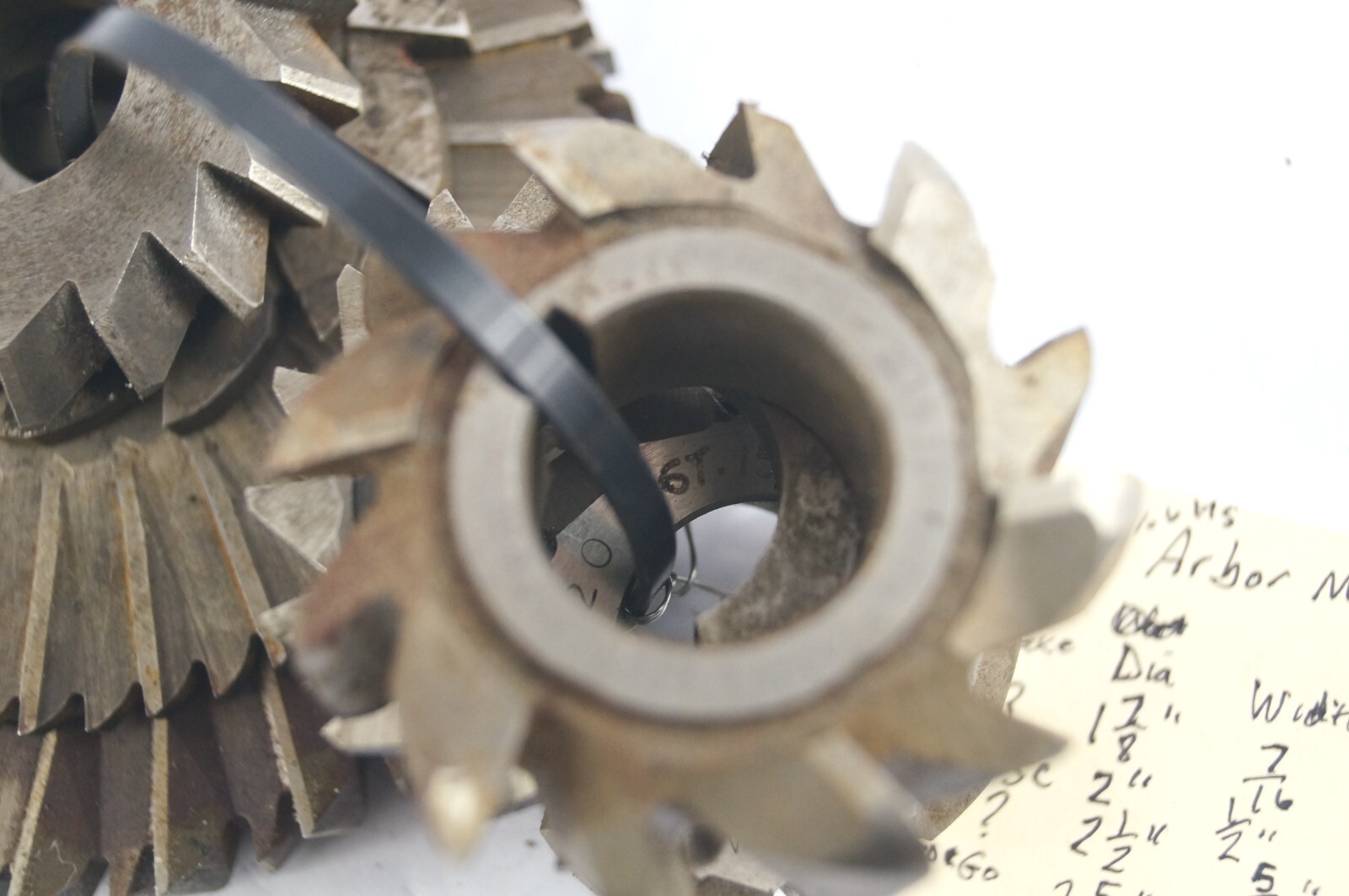 LOT (8) 1 in. Arbor Milling Cutter NSC Gorgo Unknown Brands 3/16 – 3/4″ HS E141