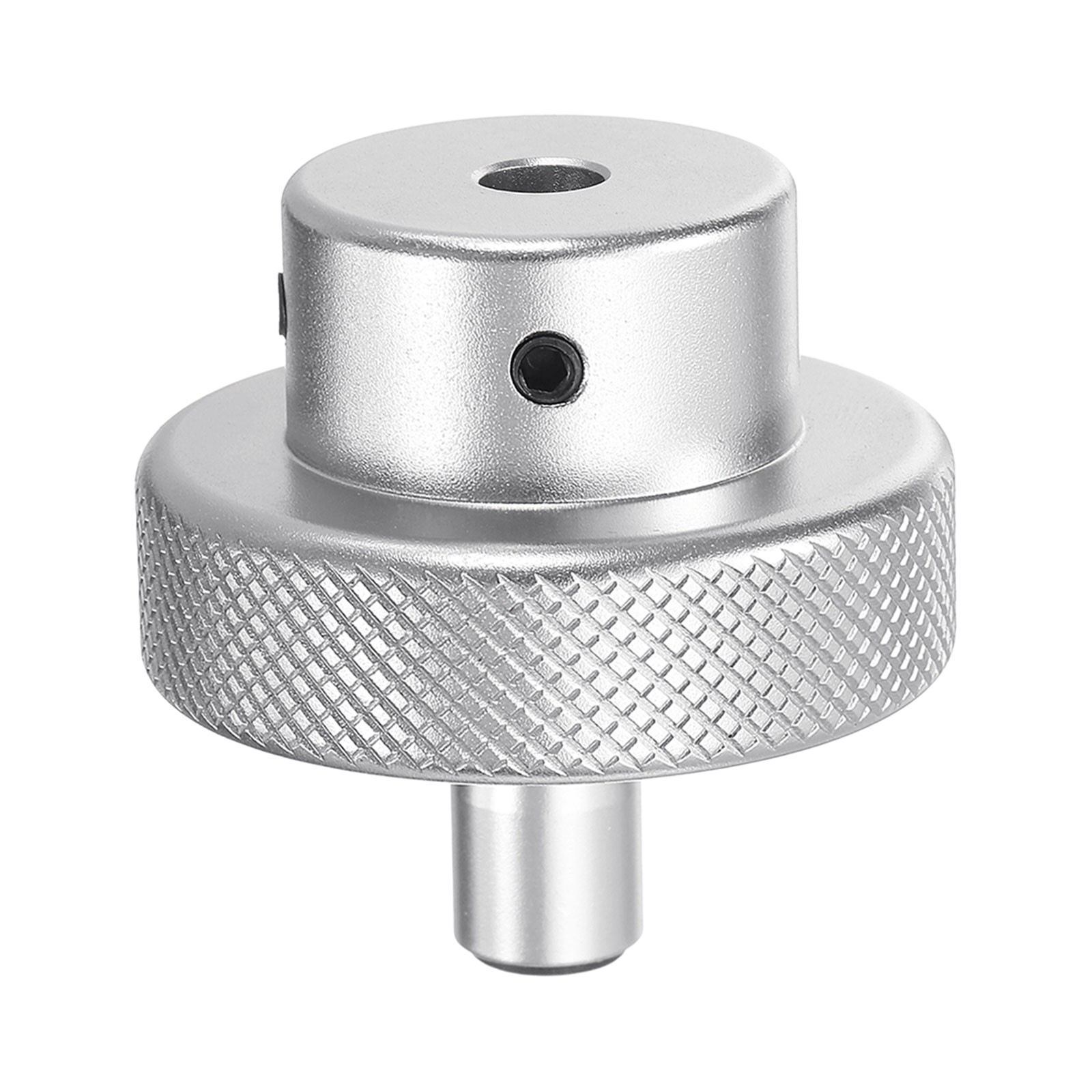 Aluminum Alloy Handwheel 40mm OD 5mm Bore with Rotate Handle for Lathe, Silver