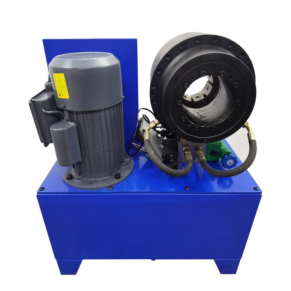 High Pressure Hose Crimper Hydraulic Pipe Shrinking Clamping Machine with 10Dies