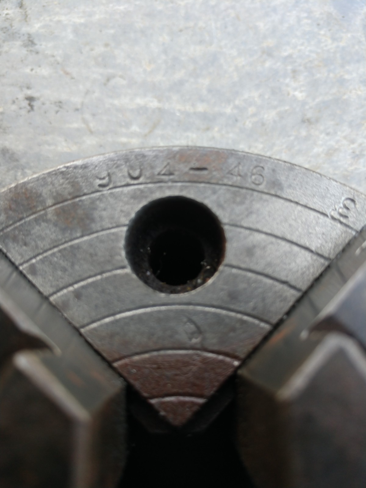MACHINIST LATHE TOOL 4.5″ 4 Jaw Lathe Chuck PLAIN BACK Atlas South Bend
