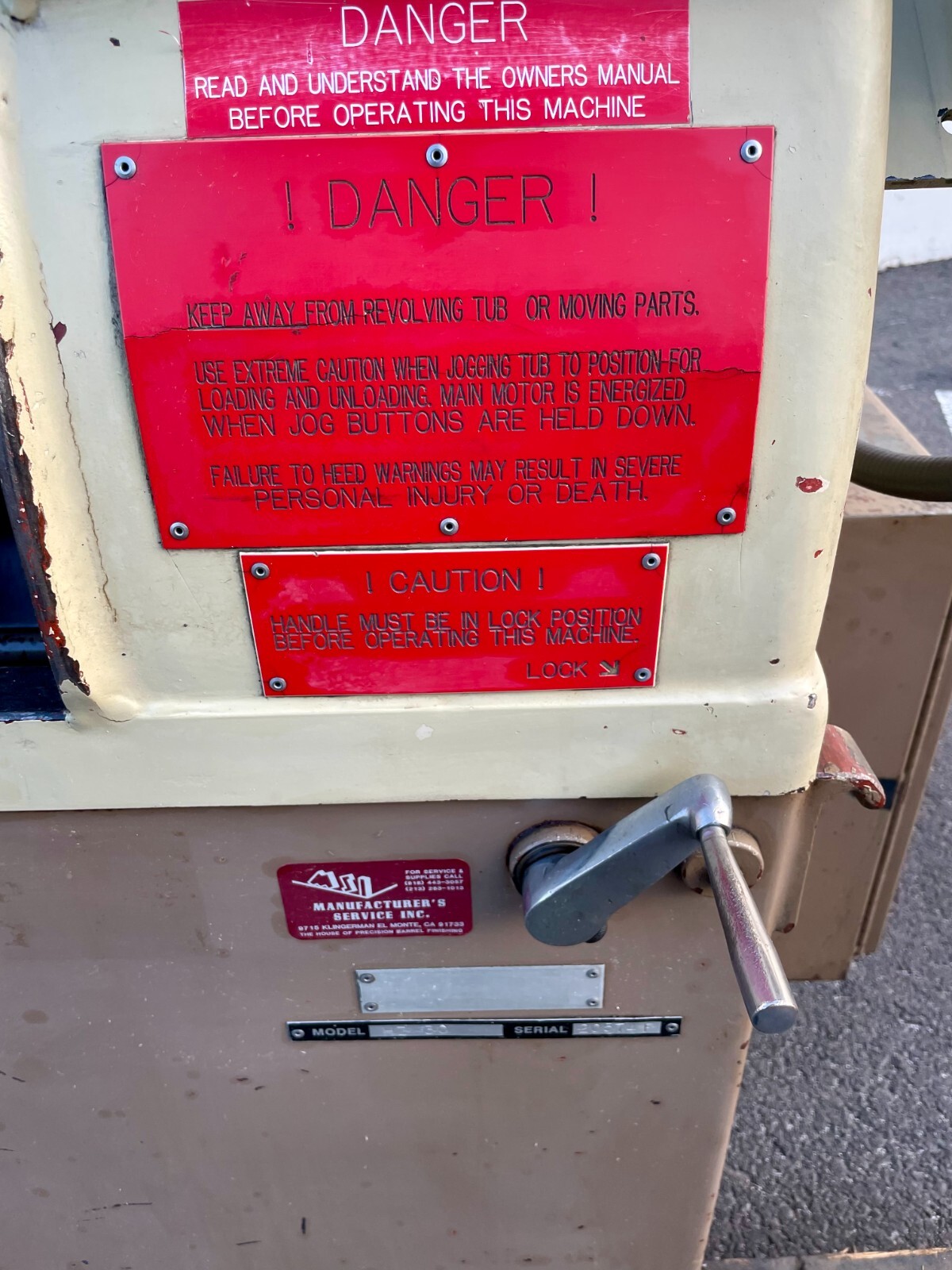 Timesaver HZ-30 Rotary Tumbler Deburring Machine 4 Bin Variable Speed