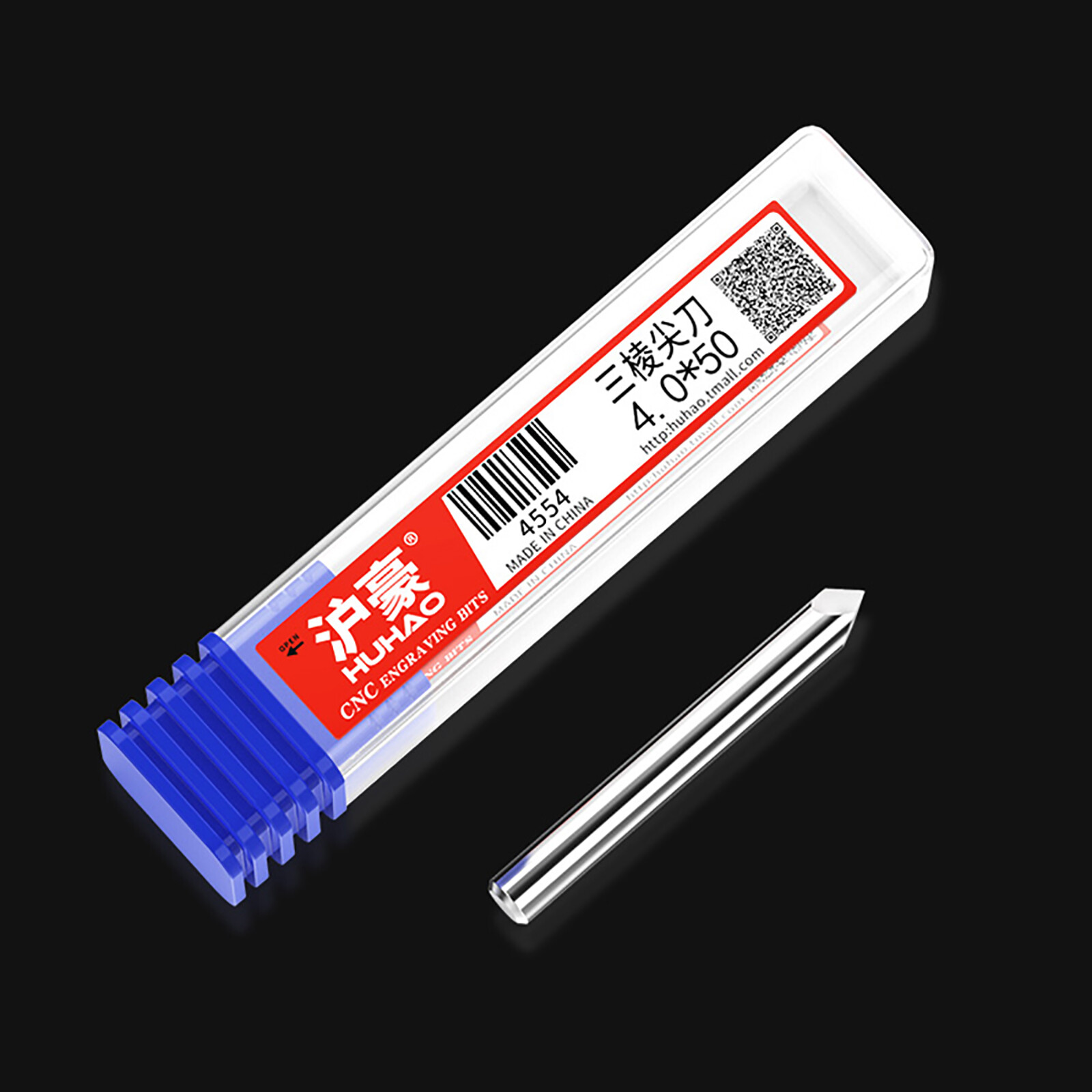 4mm Shank V Shape Carbide End Mill Straight Engraver CNC Router Bit