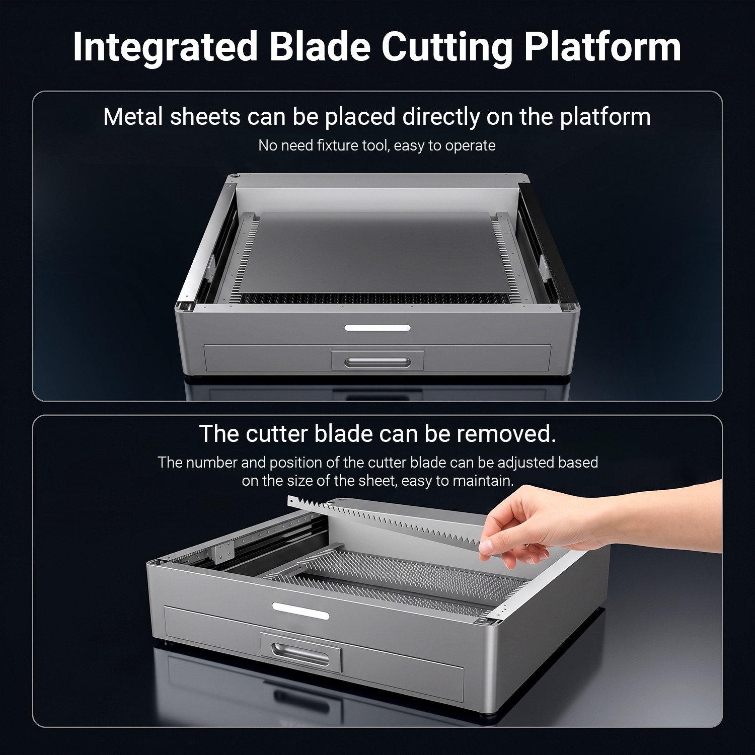 1200W Metal Laser Cutter Engraver JPT for Stainless Steel Brass Gold Silver