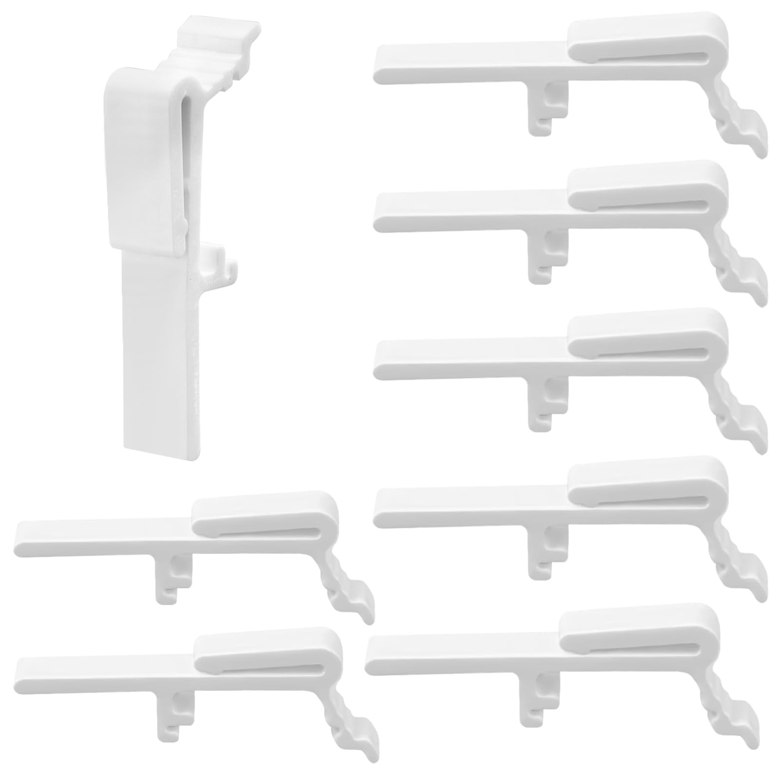 8 Pcs Vertical Blind Clips, Vertical Blinds Replacement Parts Valance Clips, Bli