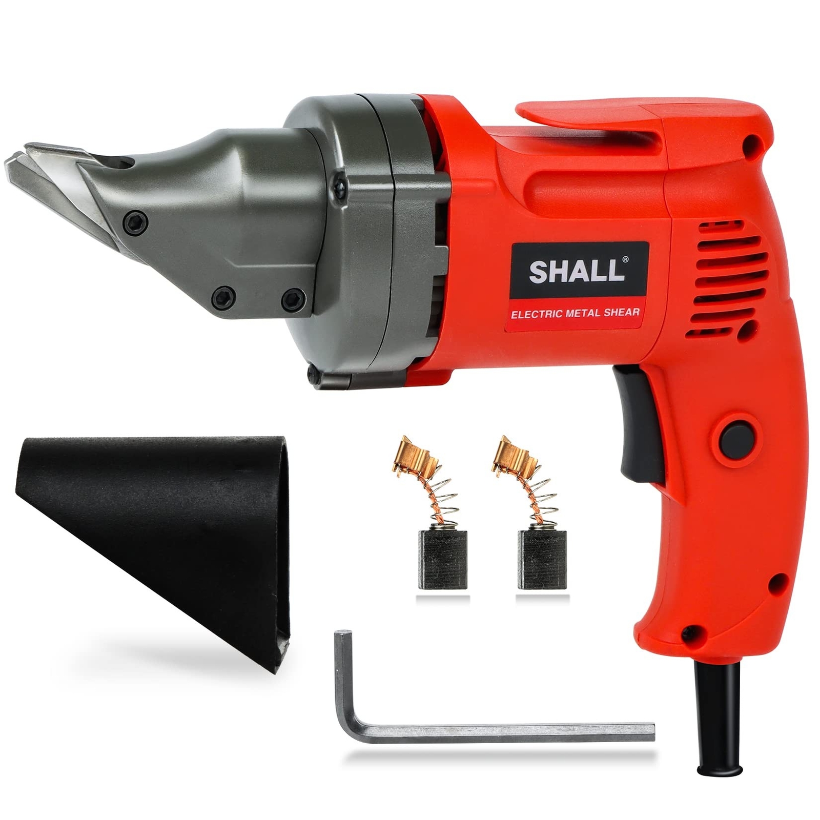 SHALL Electric Metal Cutting Shear, 4.0-Amp Corded Sheet Metal Cutter, Variab…