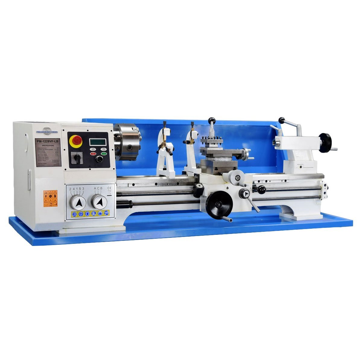 PM-1228VF-LB Precision Metal Lathe! STAND Included!! Free Shipping!