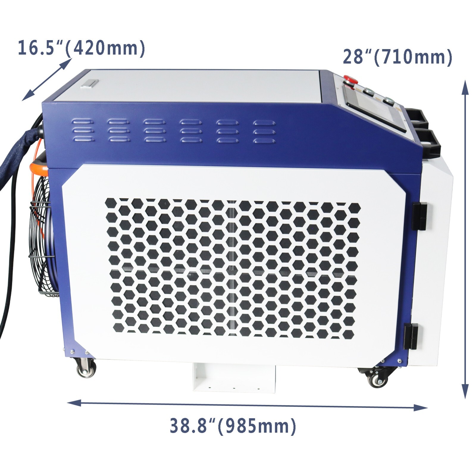 220V Hand-held Laser Rust Remover Machine for Paint, Oil, Dirt, Coating Removal