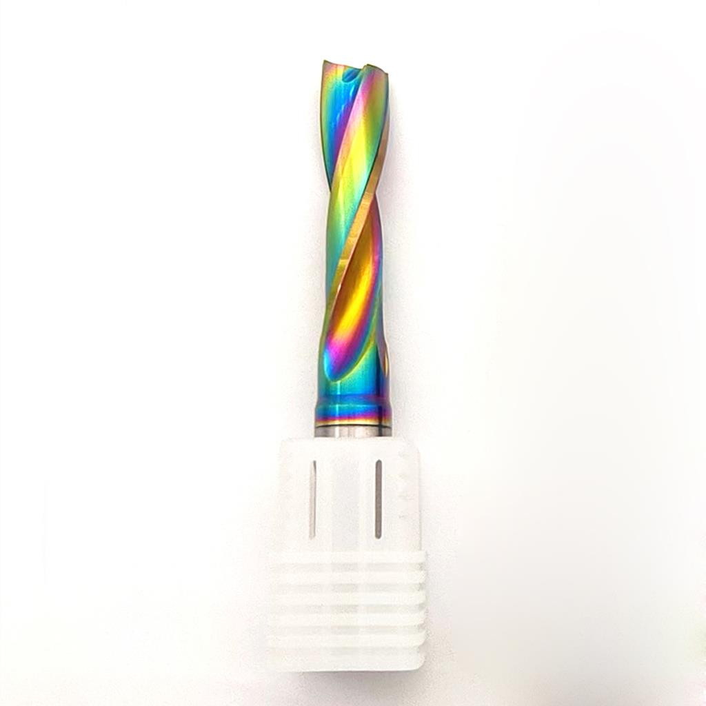 DLC Coated Solid Carbide Flat Bottom Drill Bit 8.1mm-20mm For Aluminum
