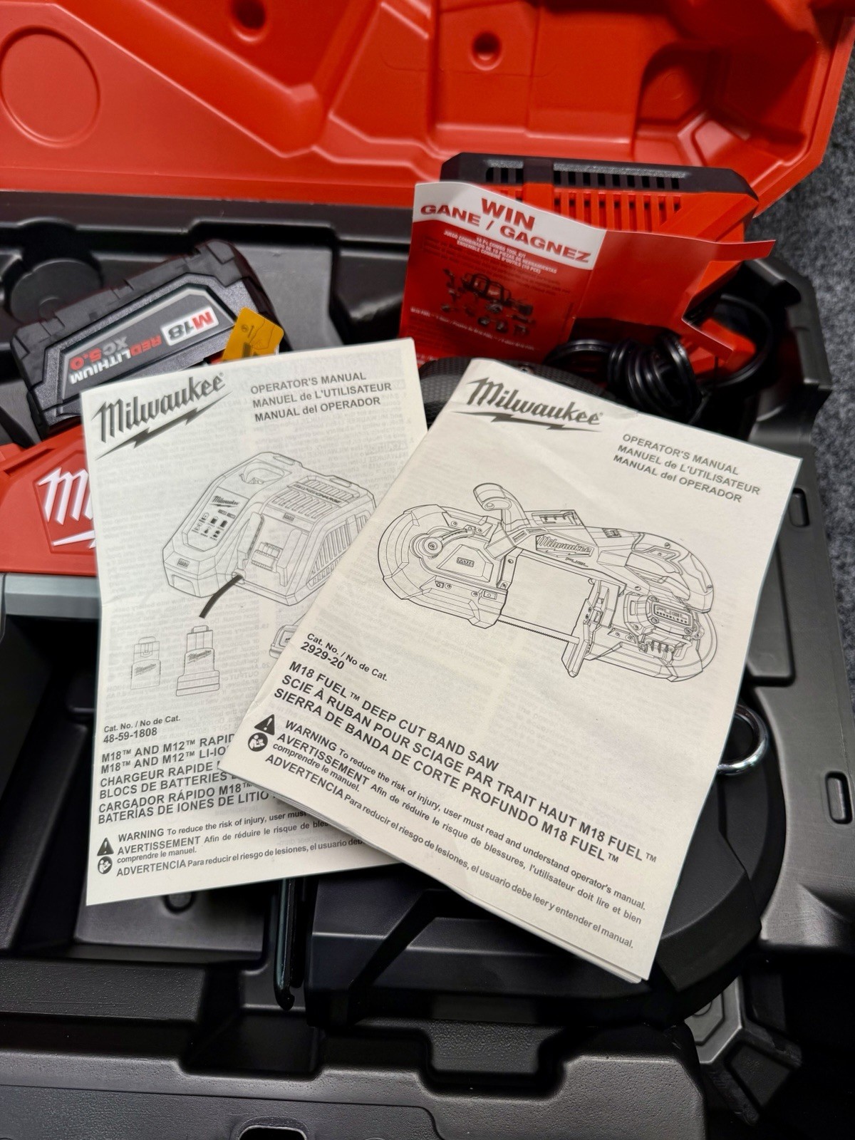 Milwaukee 2929-22 M18 Fuel Deep Cut Band Saw Kit NEW