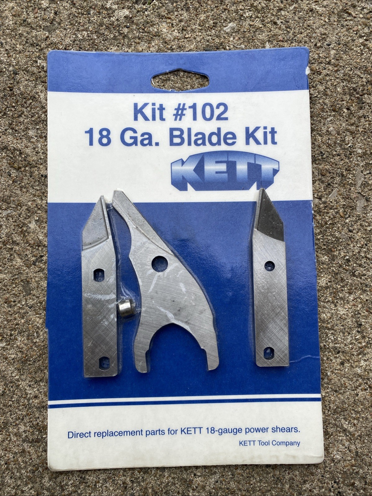 KETT Kit #102 Blade Kit 18 Ga. OEM Direct Replacement Power Shears