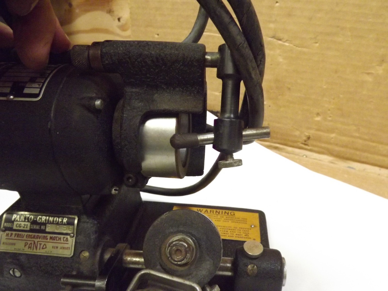 Vintage Panto-Grinder Model CG-21 H.P. Preis Machine Co