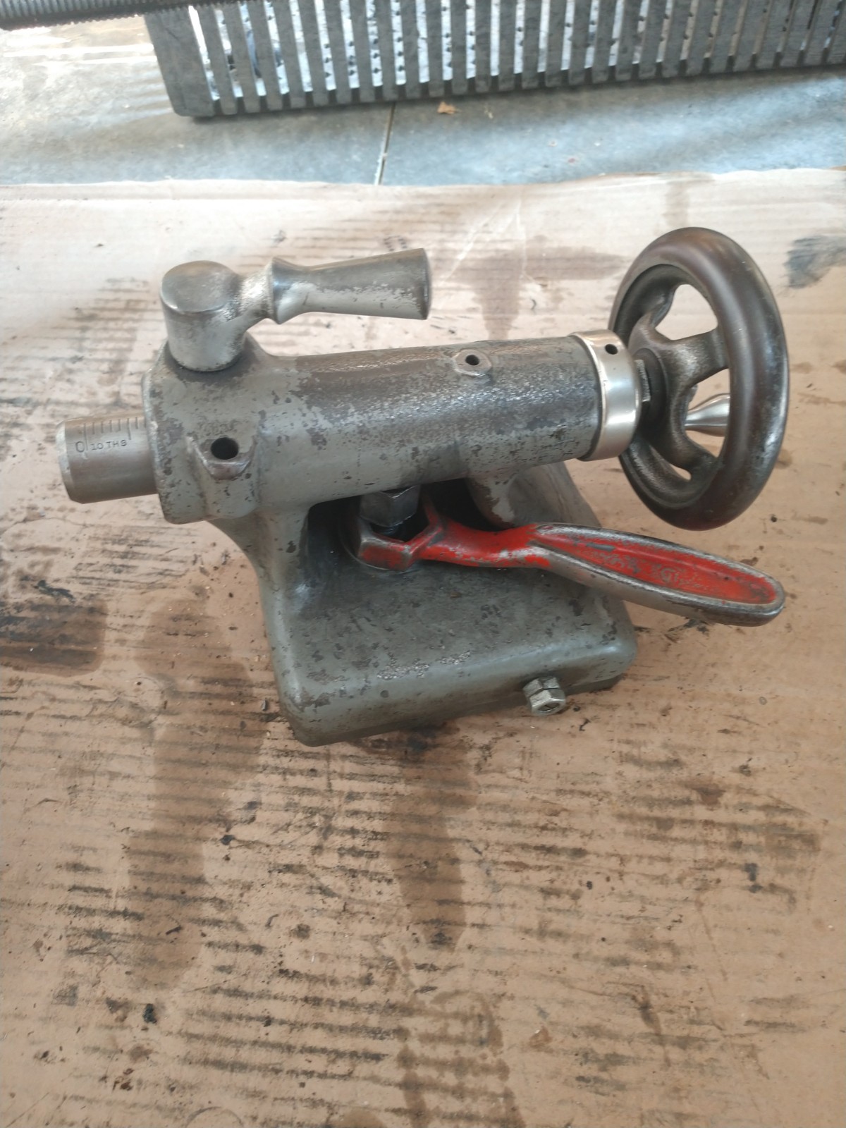 South bend, Heavy 10, 10L, Tail Stock, Tailstock, Tailstock Bed Clamp Used
