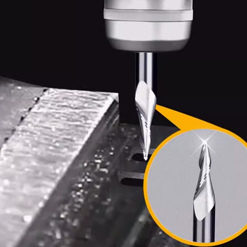HRC 55° Tapered Ball Nose End Mill Milling cutter 6mm Shankφ CNC/Engraving/ Bits