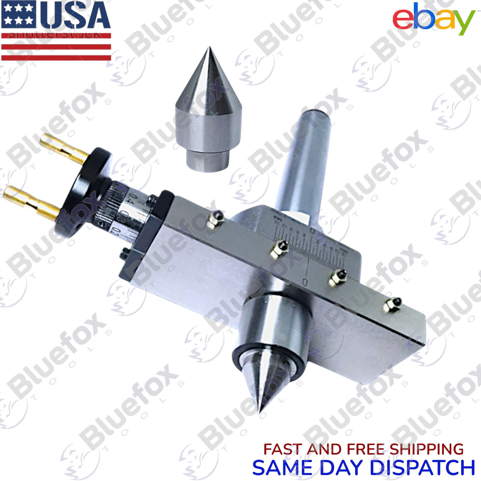 Tailstock Taper Turning Attachment MT3 with Revolving & Dead Center | Precision