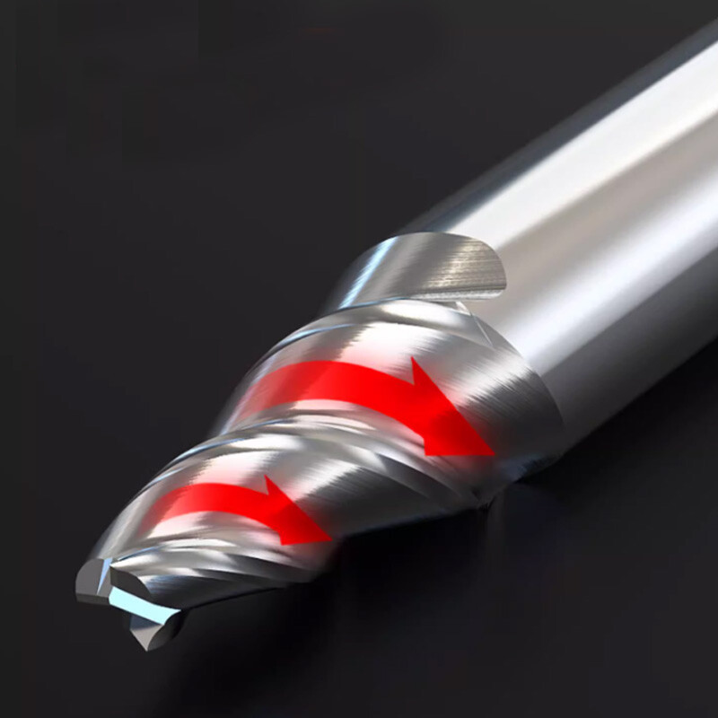 60° Flat Bottom Tapered Milling Cutter 3 Flutes End Mill Router Bit 4-12mm Shank
