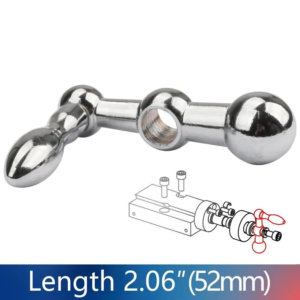 Lathe Crank Handle Cross Slide Three Ball Handle Parts For C3/C2/SC2/G8688&G0765