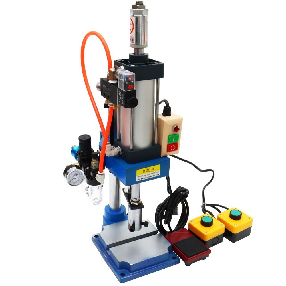 440lb/200kg Pneumatic Punch Machine for Metal Hole 2″-4″ Stroke Press Equipment
