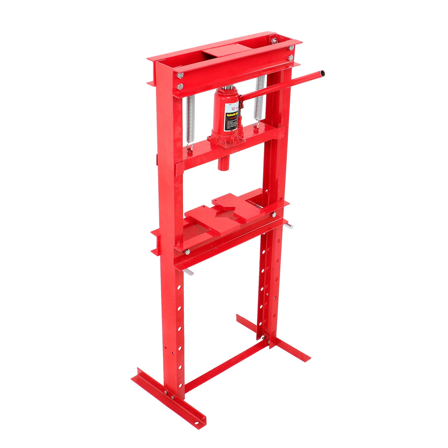 LABLT Hydraulic Shop Press Floor Shop Equipment 12 Ton Jack Stand H Frame