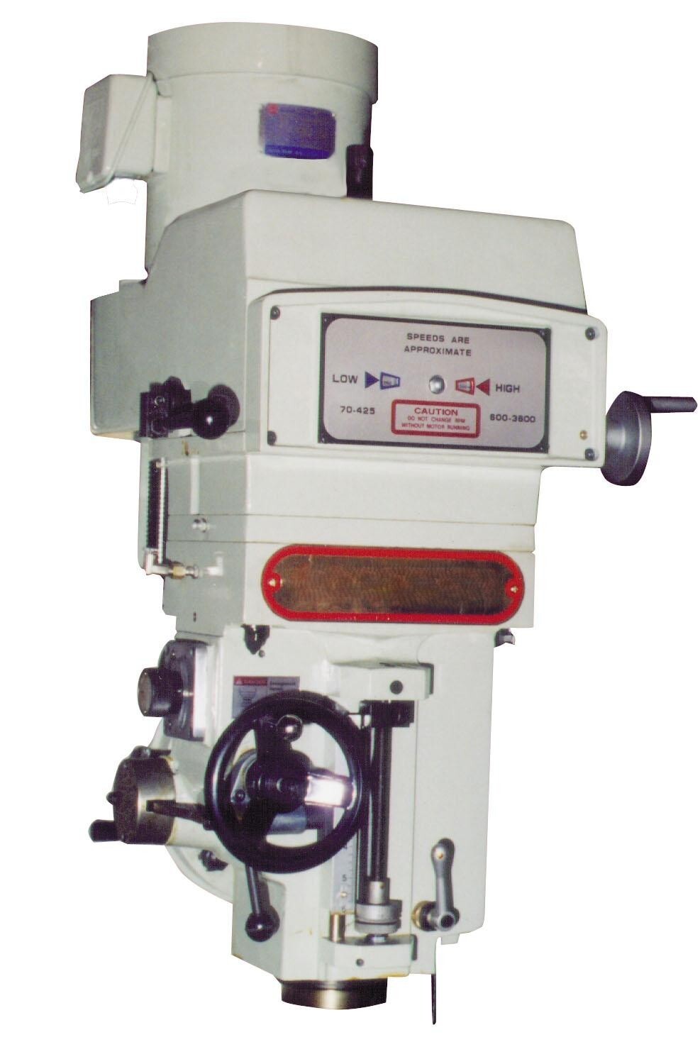 Variable Speed Milling Machine Head Replacement MH-V400, NT40, 5HP 3PH
