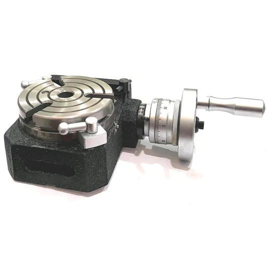 Horizontal Vertical 4″ Inch II 110 mm – MT2 Center Bore Rotary Milling Tables