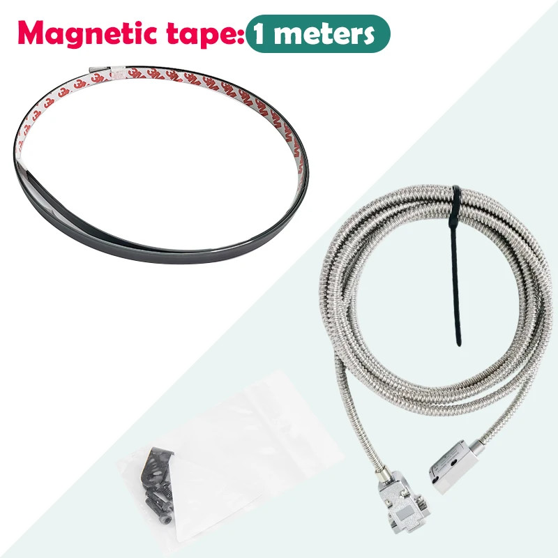 MSR5000 Magnetic Head Sensor 5VDC ±5μm/M Lathe Grinder DRO Magnetic Scale
