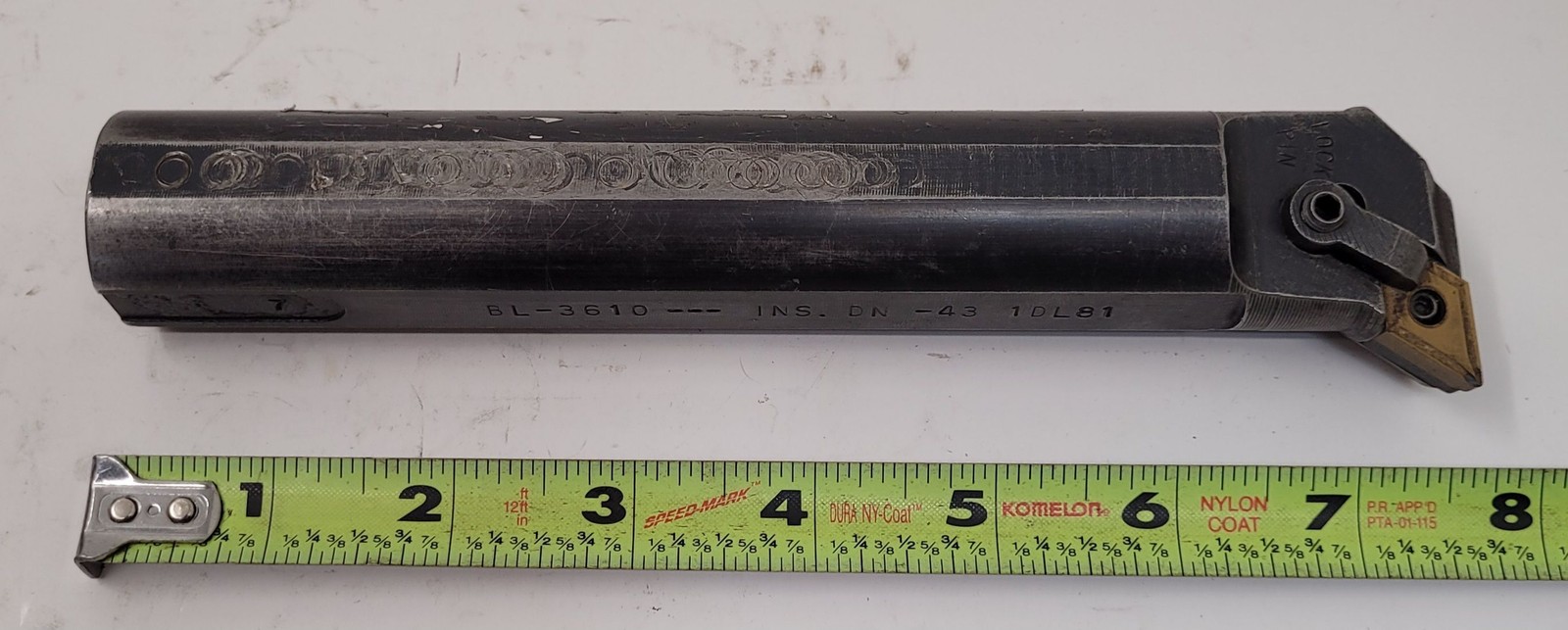 KENNAMETAL BL-3610 INDEXABLE INSERT BORING BAR – 1.25″ SHANK
