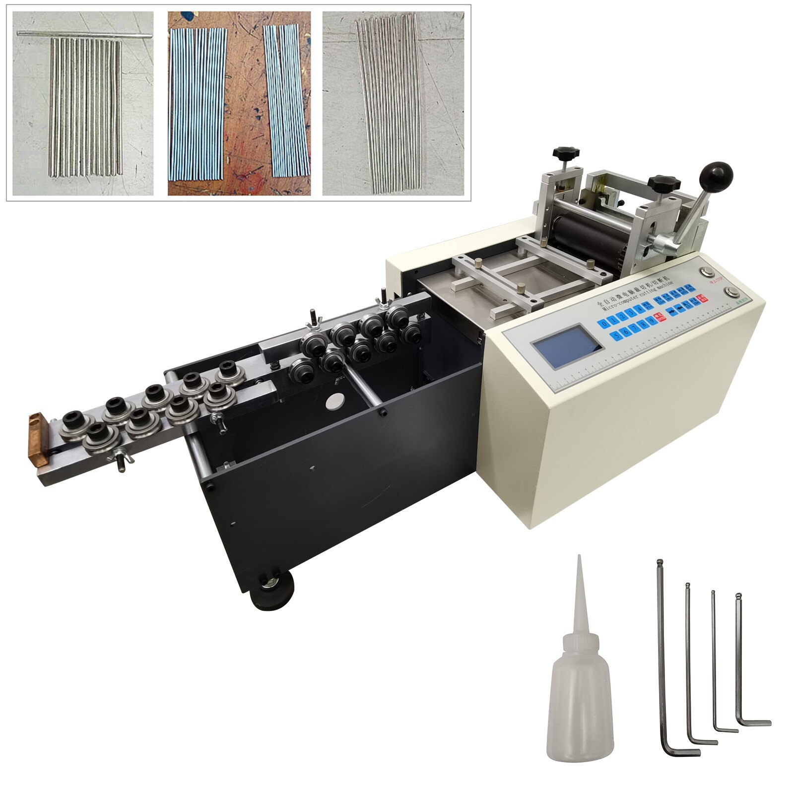 Automatic Steel Wire Metal Wire Straightening and Cutting Machine 2in1 AC220V