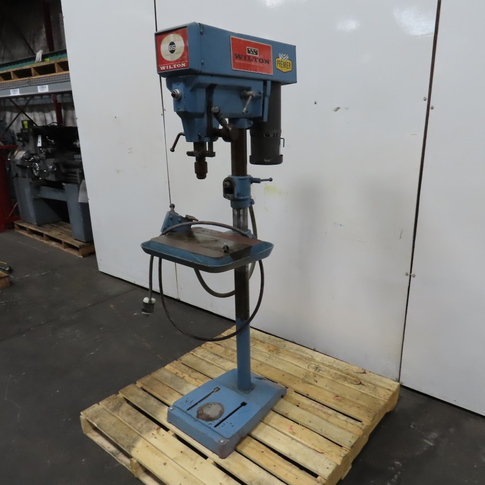 Wilton 6S 1HP 15″ Floor Model Reversing Drill Press 230V 3PH Variable Speed