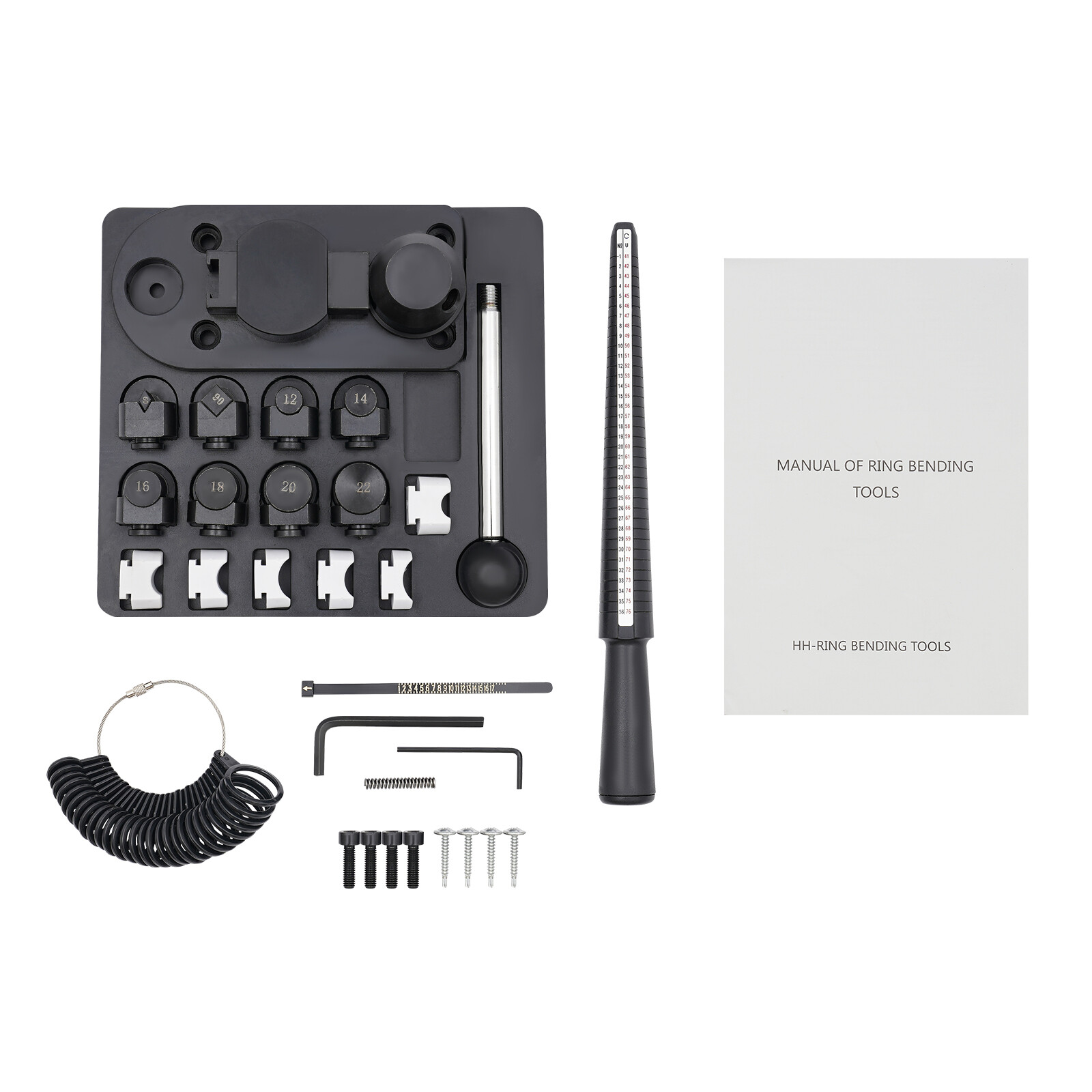 12mm-22mm Manual Ring Bending Tool Jewellery Making Tool Tabletop Ring Bender