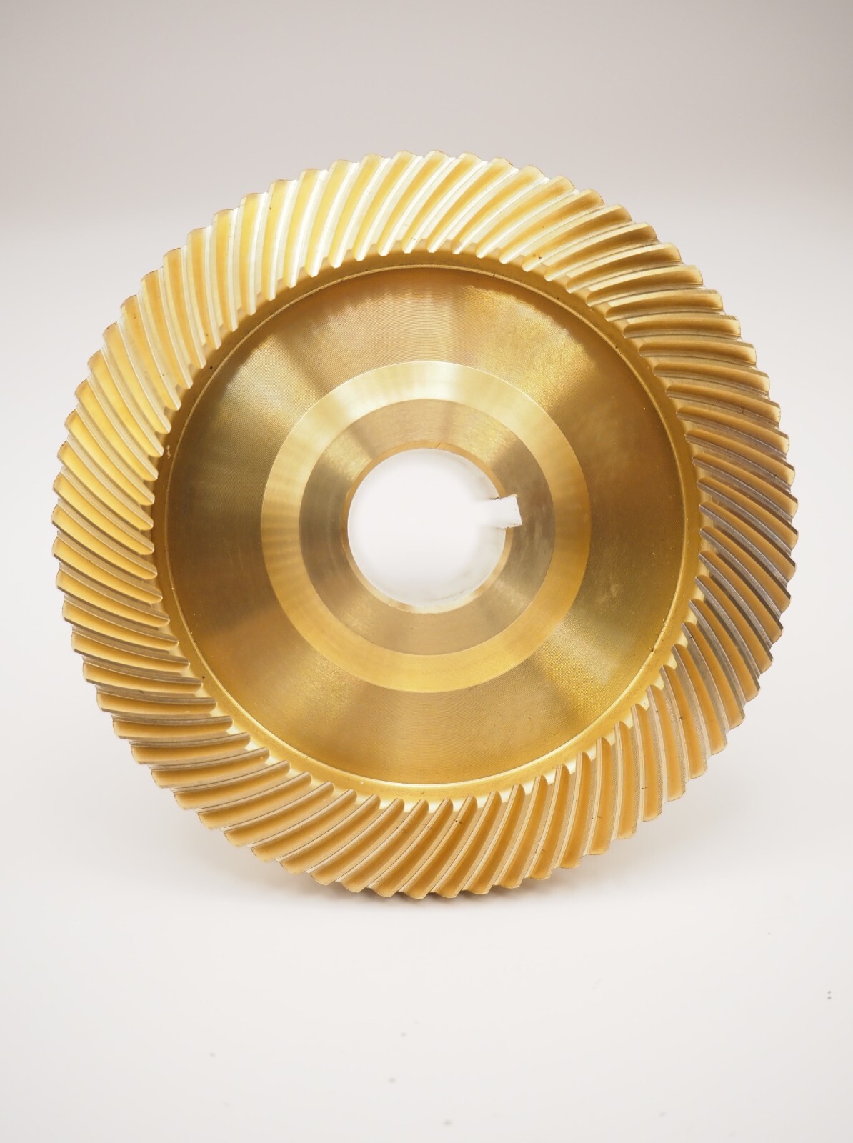 BRONZE BEVELED DRIVE GEAR FOR SERVO POWER FEED TYPE 140/150 W/ SHIMS 0237