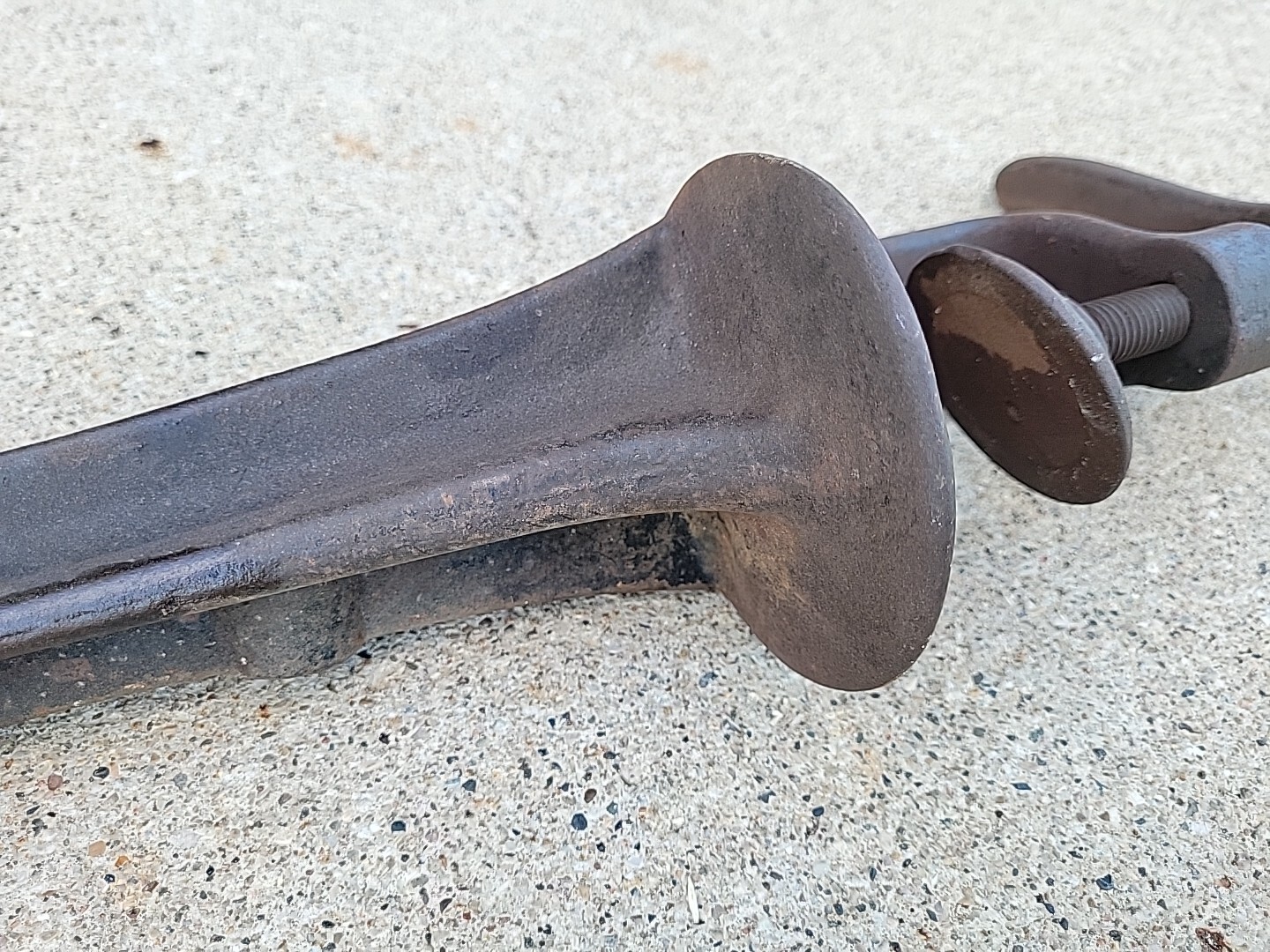 Vintage Unbranded Hand Crank Clamp On Tool Holder Crimp Burring Beading Rolling