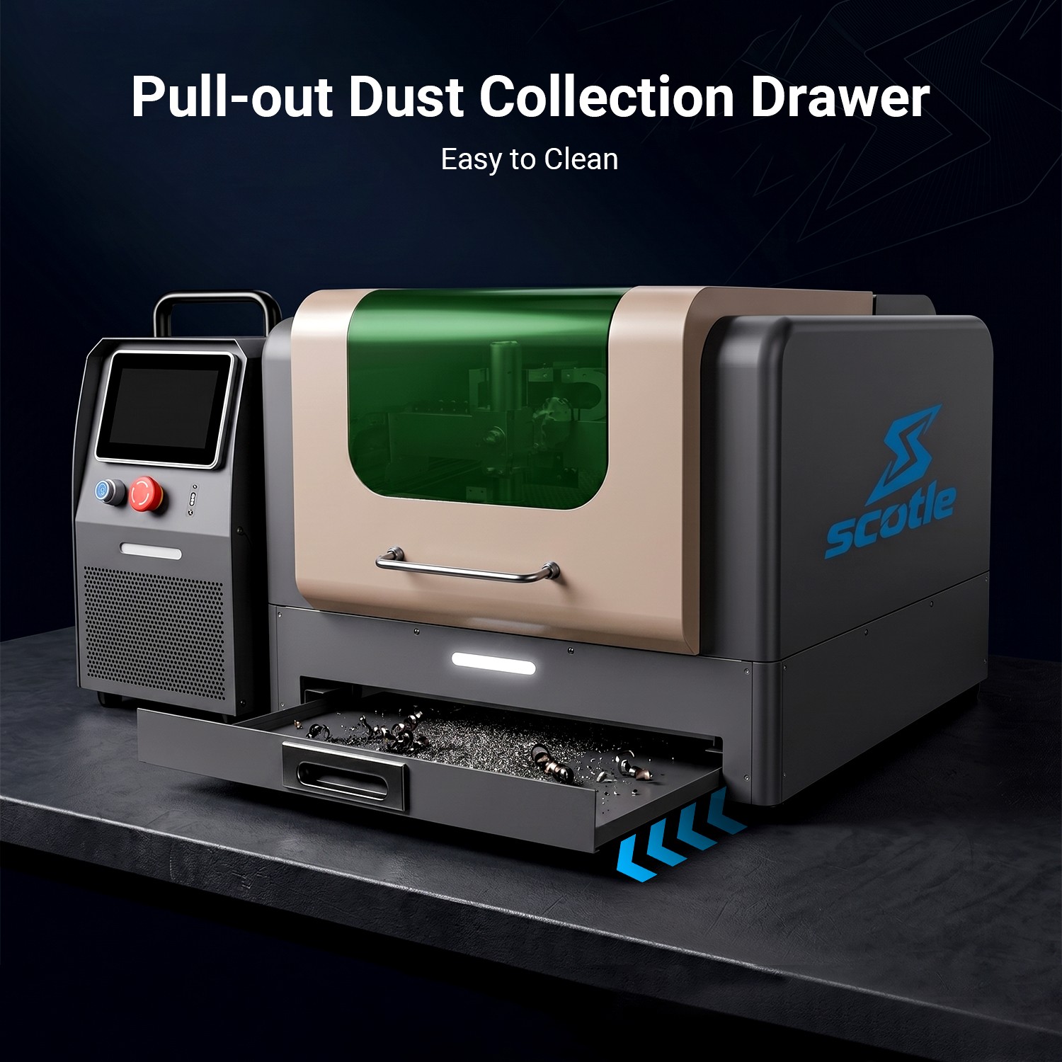1200W Metal Laser Cutter Engraver JPT for Stainless Steel Brass Gold Silver