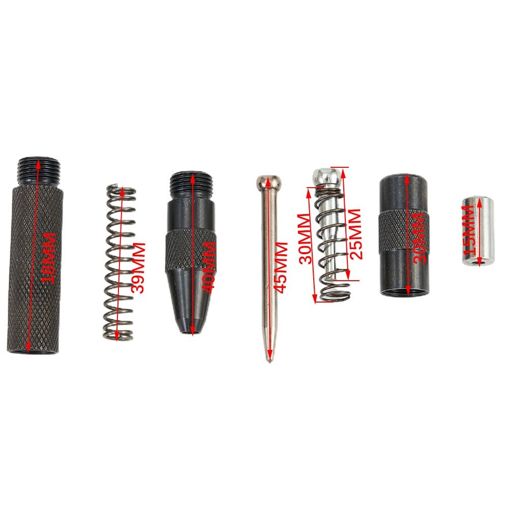 *Metal Automatic Center Punches Long For Machinists Woodworkers Tools