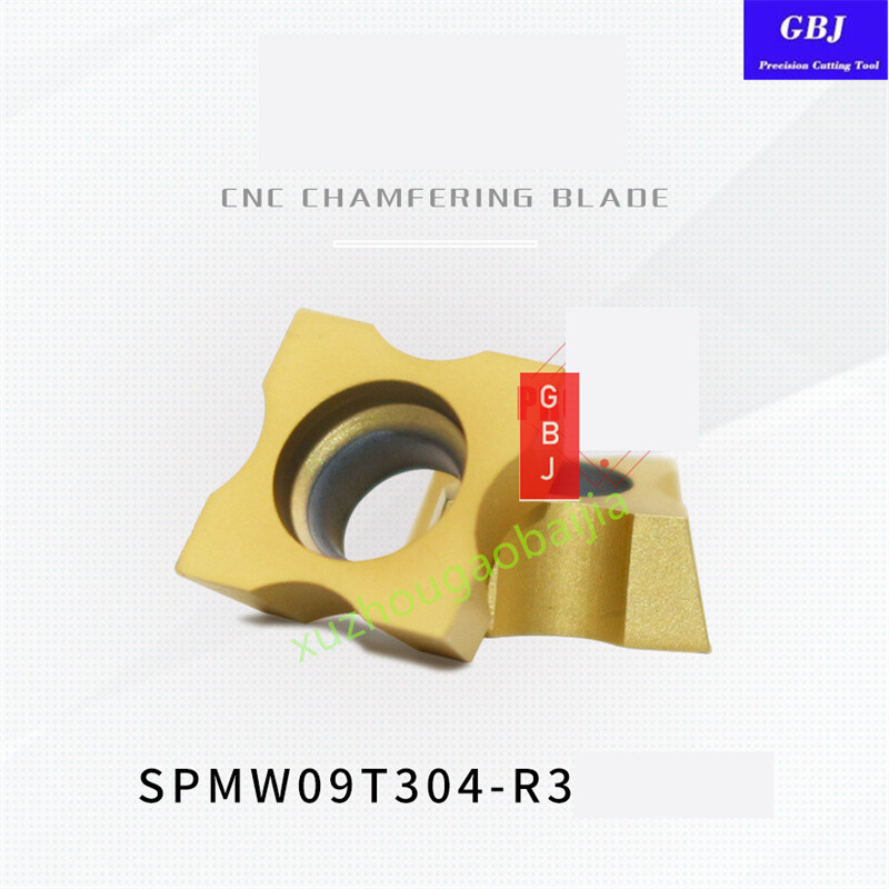 GBJ-CNC SPMW09T304-R1 R2 R3 R4 R5 SPMW09T308 Chamfering cutter carbide inserts
