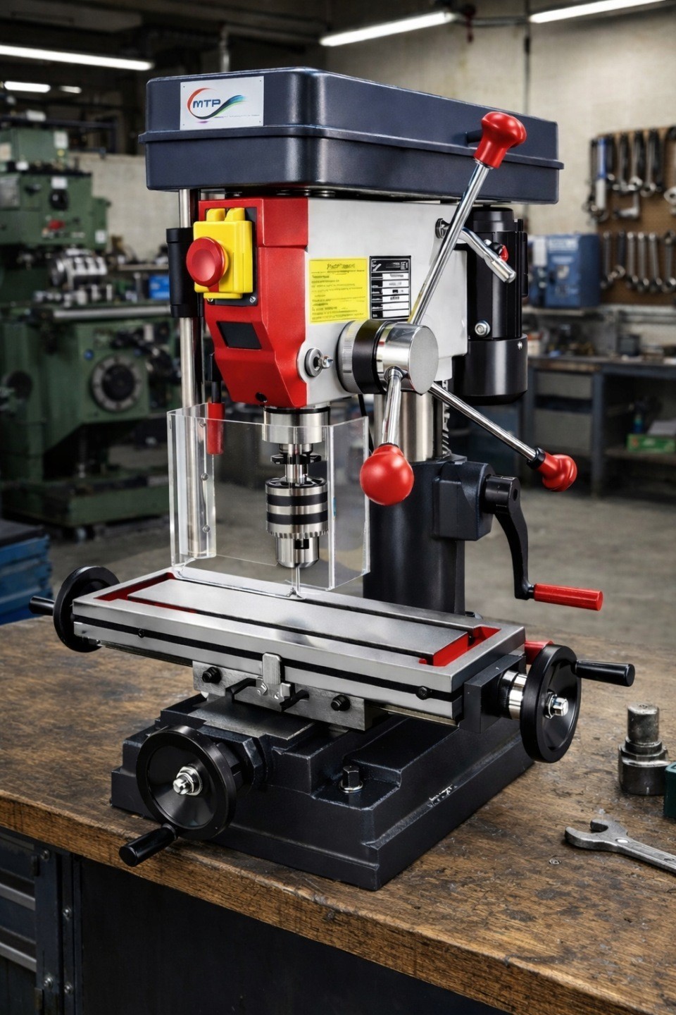 BENCH DRILLING AND MILLING MACHINE ZX7016 400V