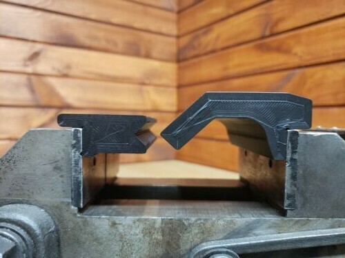 18ga 1/2″ 90 deg Gooseneck (2″) – 3D Printed Vise Press Brake Dies